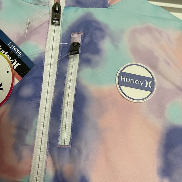 Hurley Girls Fleece Lined Snowboard Winter Jacket Size 14/16 - Picture 4 of 8